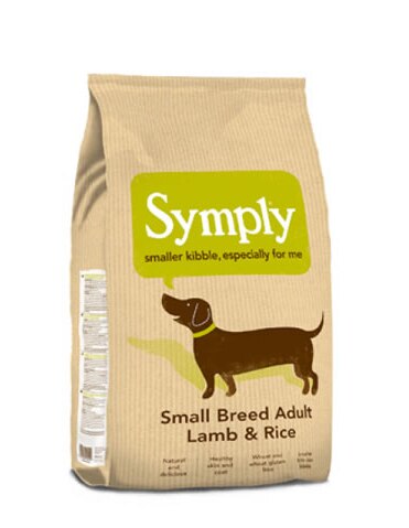 Symply Adult Small Breed Lamb & Rice Dry Dog Food - 2kg